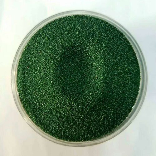 green colored quartz sand for artificial grass