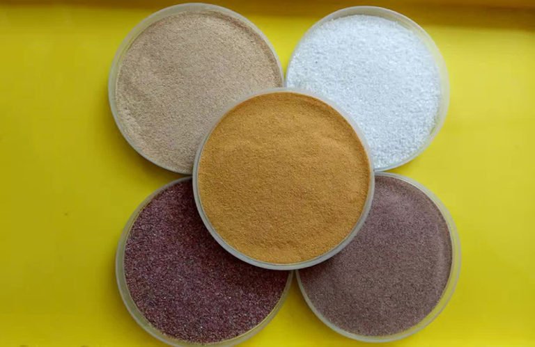 colored quartz silica sand