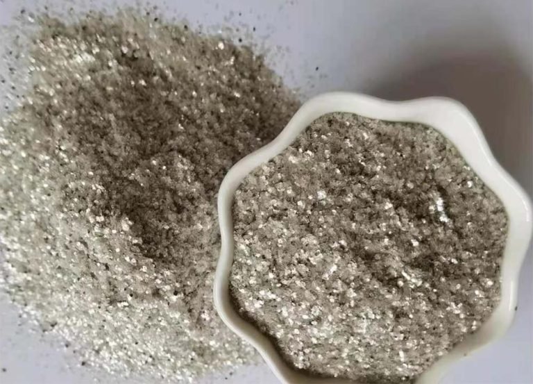 silver natural mica flake